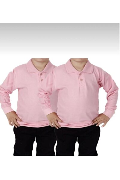 MaviMoure Unisex Children's Polo Neck Solid Color Long Sleeve 2-Piece Regular...