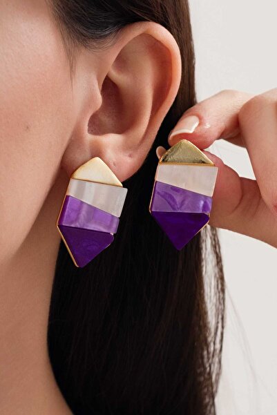 MRK Kadın Seramik Tasarım Küpe