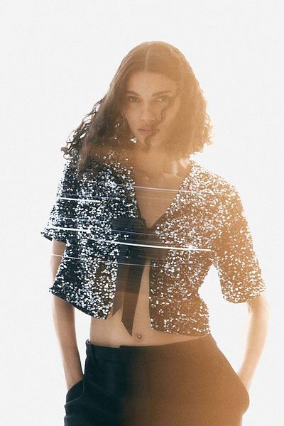 H&M Sequined blouse