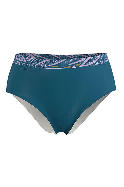 Decathlon Γυναικείο μπικίνι ψηλόμεσο Olaian - Μπλε - Ρόζα