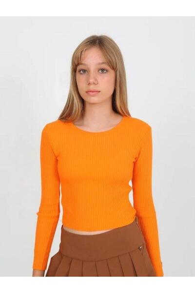 Zekids Girls' Ribbed Slim Long Sleeve Blouse