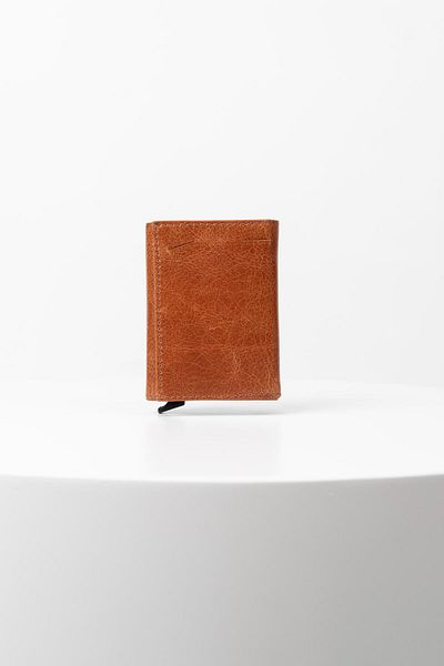 BAYDERİ Vances Crazy Genuine Leather Mechanized Wallet