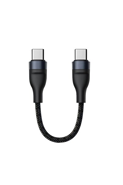 coofbe Super Şarj 5a 66w Type-c Şarj Kablosu Kısa Type-c Powerbank Şarj Kablo...