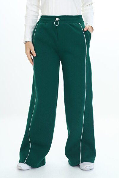 Toontoy Girl's Piping Detailed Sweatpants