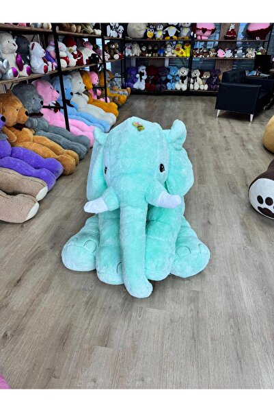 Özgüner Oyuncak لعبة فيل قطيفة كبيرة الحجم مقاس 150 سم - أفضل هدية للأطفال