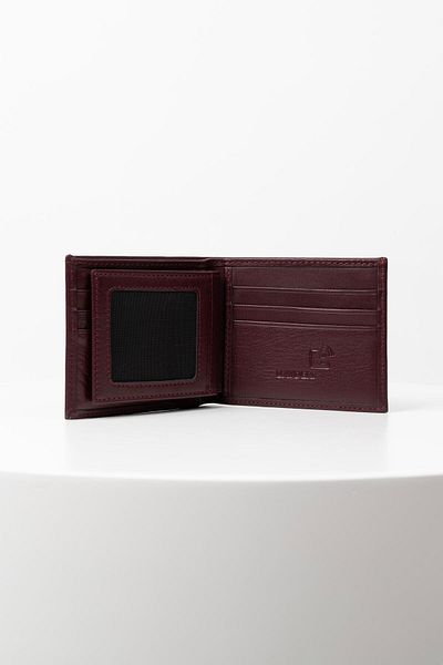 BAYDERİ Leval Extra Genuine Leather Men's Wallet with Gift Card Holder