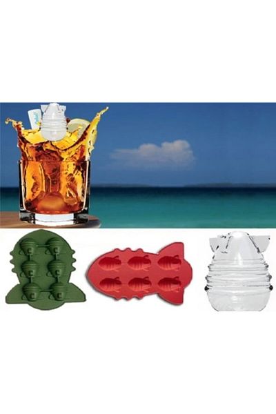 K&A Bomb Shaped Silicone Ice Tray