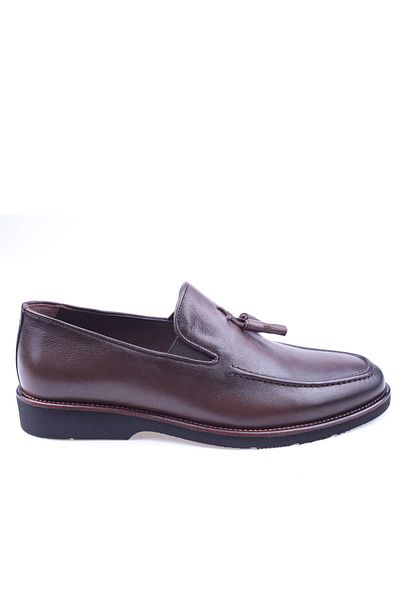 Dericibey 024 Men's Genuine Leather Light Sole Casual Shoes