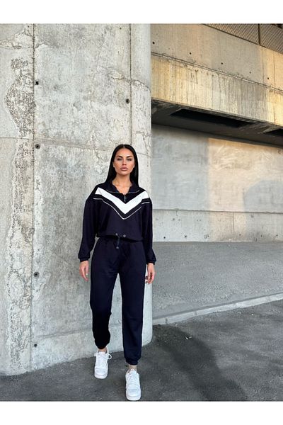 orjinal blue b Women's Comfortable Sports Set with Car Garnish