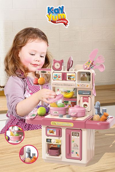 Kayyum Oyuncak Steam Lighted Water Kitchen Toy Set