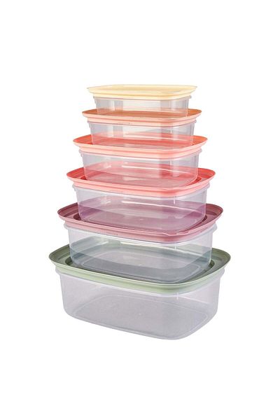 Karaca Vicks Light Storage Container Set, 6 Piece, Multi