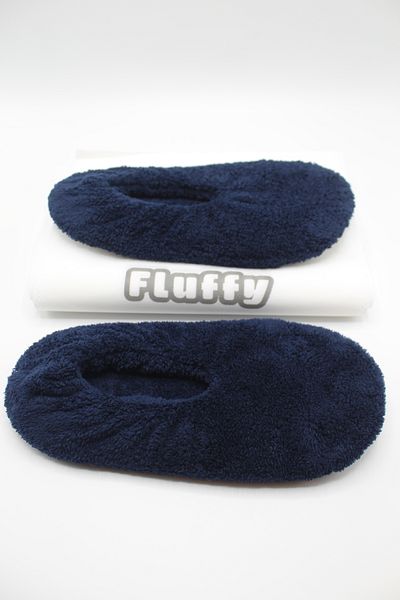 fluffy Ανδρικά μποτάκια Παντόφλες Πτυσσόμενες φορητές σε τσάντα Home Flats Αντιολισθητική σόλα χωρίς ήχο