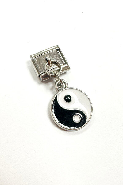 Perissy İtalyan Charm Çelik Sallantılı Model Yin Yang