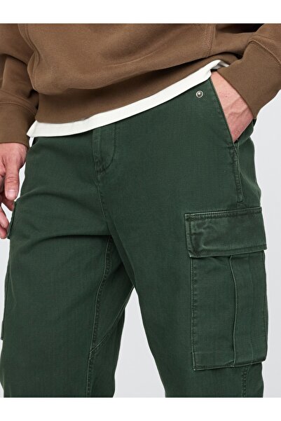 GAP Erkek Yeşil Utility Kargo Pantolon