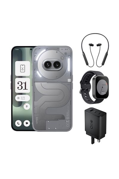 NOTHING Phone (2a) Plus 12 + 256 GB Grey + Bundle Offer CMF Neckband,CMF Watch Pro and CMF 65W Gan