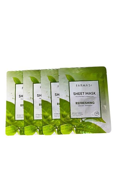Farmasi Refreshıng Green Tea Paper Mask 28 Gr X4