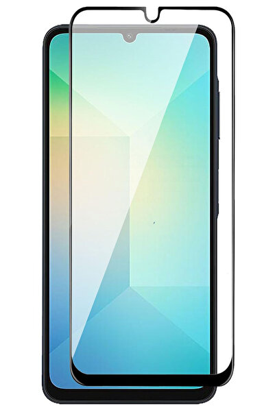 CEPSTOK Samsung Galaxy A06 Kırılmaz Cam 5D Tam Kaplayan 9H Temperli Ekran Kor...