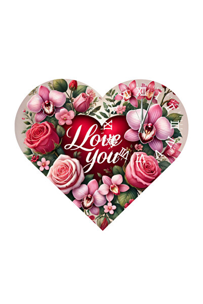 Ti Play Tİ-PLAY KS57 CEAS DE PERETE CADOU ÎN FORMĂ DE INIMĂ 30X30 CM