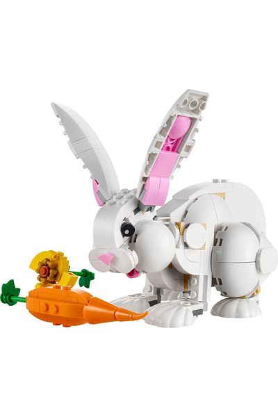 LEGO ® Creator 3 in 1 White Rabbit 31133- Cockatoo Parrot and White F for Children Aged 8 and Above