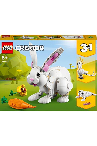 LEGO ® Creator 3 in 1 White Rabbit 31133- Cockatoo Parrot and White F for Children Aged 8 and Above