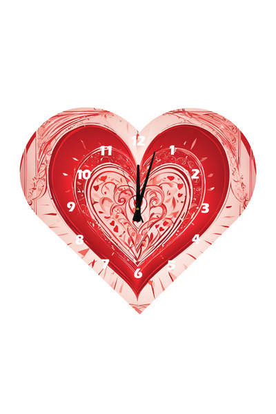 Ti Play Tİ-PLAY KS02 CEAS DE PERETE CADOU ÎN FORMA DE INIMĂ 30X30 CM