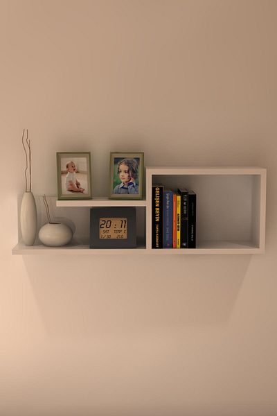 willhome Decorative Wall Shelf - Wdvr001 White
