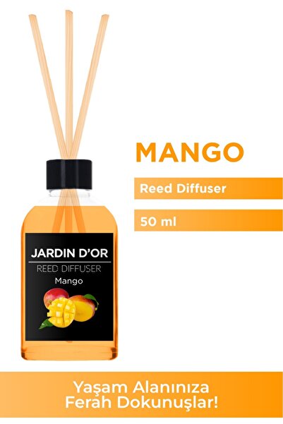 JARDIN D'OR 4'lü Çubuklu Oda Kokusu Seti - Avantajlı Paket (LAVANTA-MANGO-TROPIKAL-OKYANUS) Reed Dıffuser