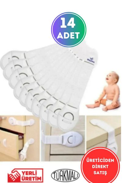 WAPPA 10 Pieces Baby and Child Safety Cabinet and Drawer Lock - Multi-Purpose Super Superior Adhesion
