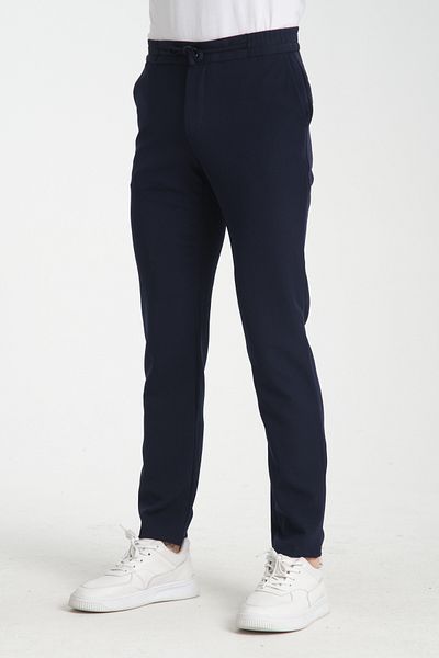 Frappoli Ανδρικό ίσιο παντελόνι Jogger Slim Fit με τσέπες στο πλάι
