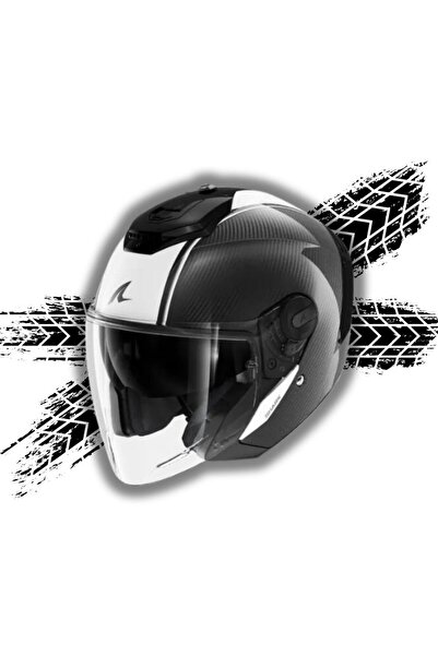 Shark Rs Jet Carbon Skın Açık Kask