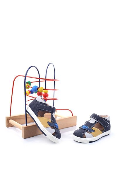 Şirin Bebe Orthopedic Baby Boy First Step Sandals - 3811