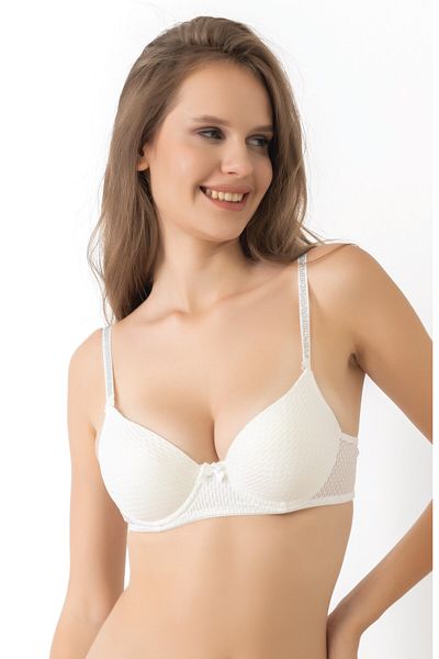 STORMED Women's Bra with Stone Detailed Shoulder Strap Support 310