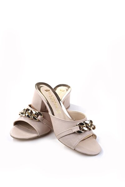 Walkenzo 3924 Square Heel Slippers