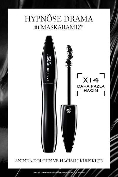 Lancome Lancôme Hypnôse Drama Mascara, Άμεσο πλήρες όγκο - 01 Excessive Black...