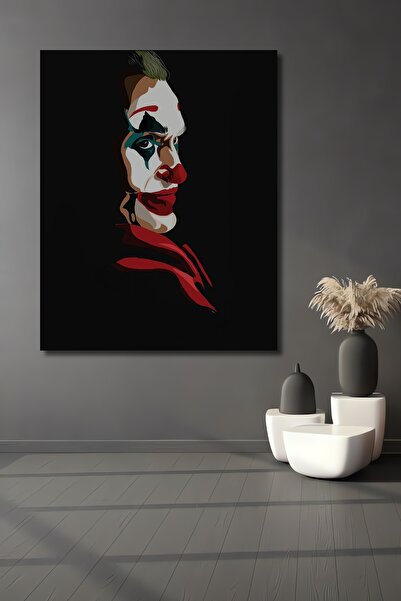 Teona Ahşap Joker din lemn MDF pictură decorativă pe perete pentru casă/lugar de muncă pictură pe perete dreptunghiulară pentru casă/lugar de muncă