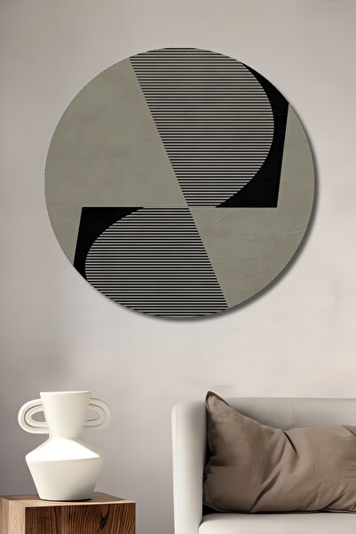 Teona Ahşap Artă abstractă Geometrică Lemn MDF Decorativă Pictură murală pent...