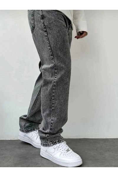 BY SRT Men's Baggy Loose Cut Jeans