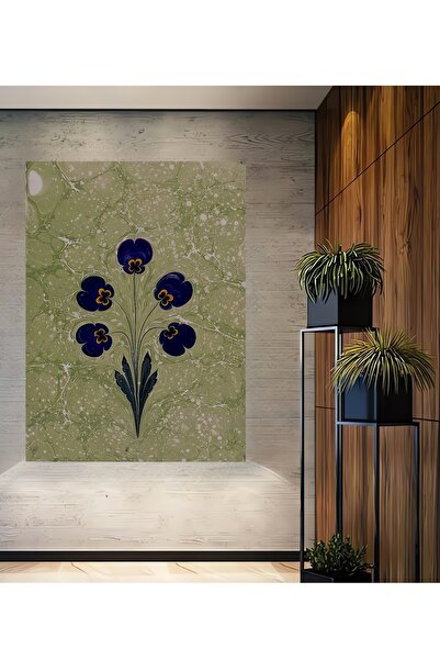 Teona Ahşap Ebru Sanatı Dekoratif Ahşap MDF Ev/İşyeri Duvar Tablo Dikdörtgen ...