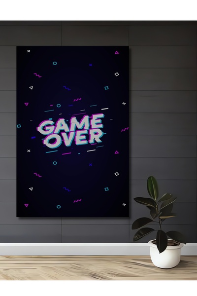 Teona Ahşap Pictură decorativă de perete din lemn MDF cu tematică de jocuri r...