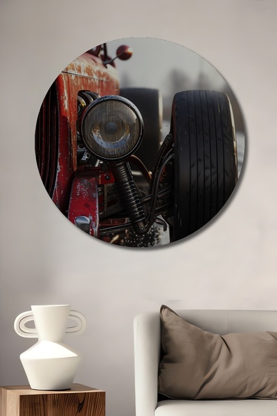 Teona Ahşap Pictură decorativă din lemn MDF Classic Car Passion pentru perete...