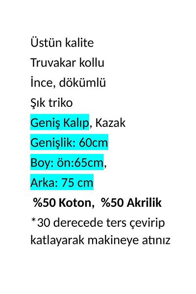 anne moda ankara Ανώτερης ποιότητας, ΜΕΓΑΛΟ ΚΑΛΟΥΠΙ, μονόχρωμο, βαμβακερό, πουλόβερ