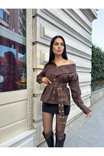 Dia Blanco Πουκάμισο Diana Belted