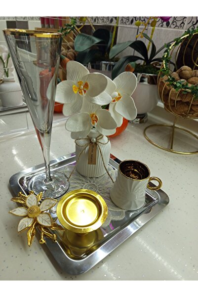 Çıtak Lateks Çiçek Küçük Vazolu (KENDİ TASARIM ÜRÜNÜMÜZDÜR)