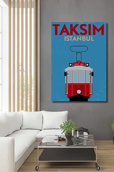 Teona Ahşap Taksim Istanbul Διακοσμητικός Ξύλινος Πίνακας Τοίχου MDF για Σπίτ...