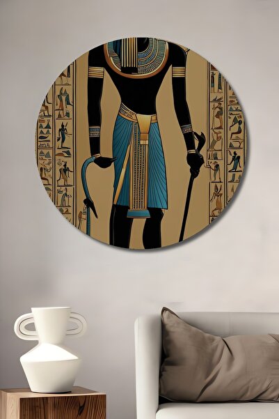Teona Ahşap Αιγυπτιακός Θεός Άνουβις Ξύλινο MDF Διακοσμητικός πίνακας τοίχου ...