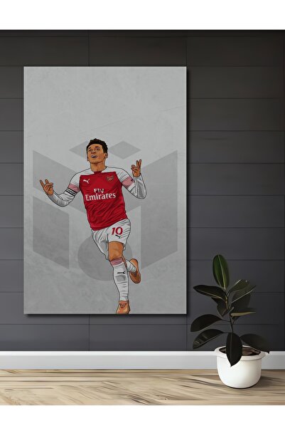 Teona Ahşap Pictură decorativă pentru perete din lemn MDF Özil, dreptunghiulară, pentru casă/lugar de muncă