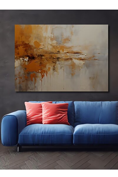 Teona Ahşap Soyut Sanat Ahşap MDF Dekoratif Ev/İşyeri Duvar Tablo Dikdörtgen ...