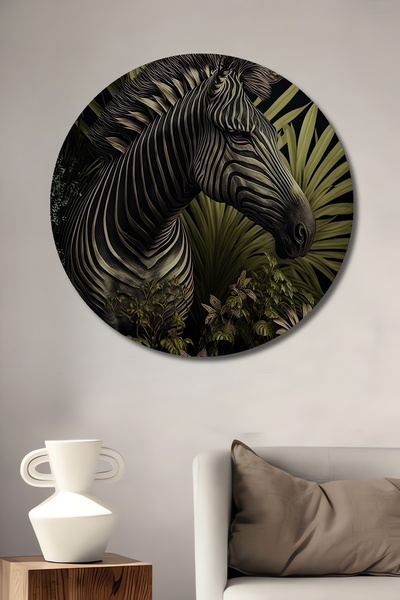 Teona Ahşap Zebra Natural Beauty Pictură decorativă din lemn MDF pentru peret...