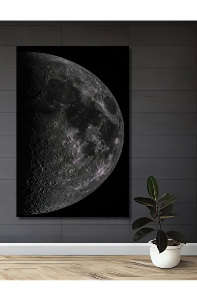 Teona Ahşap Ayın Gizemi Dekoratif Ahşap MDF Ev/İşyeri Duvar Tablo Dikdörtgen ...