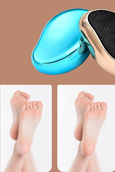 Uni zer Nano Kristal Ayak Topuk Törpüsü Nasır Ölü Deri Temizleyici Pedikür Peeling Aleti